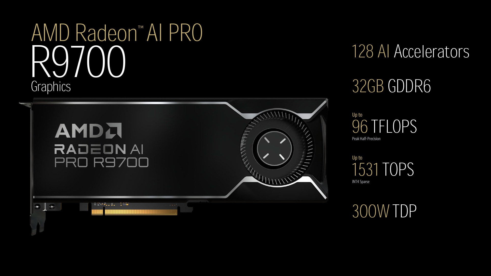 Radeon AI Pro R9700