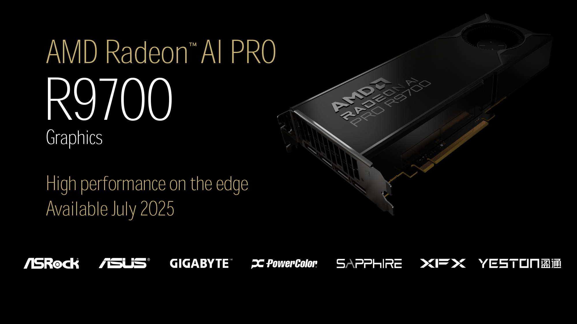Radeon AI Pro R9700