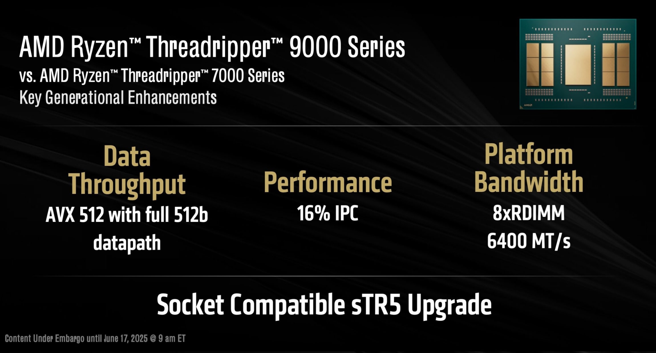 AMD Ryzen Threadripper 9000 и AMD Radeon AI Pro R9700