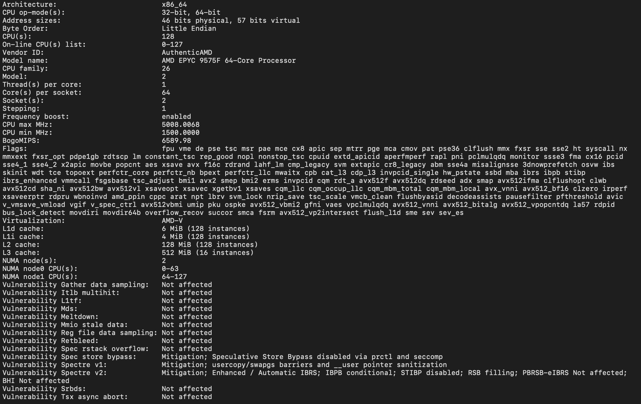 MiTAC G8825Z5 AMD Instinct MI325X