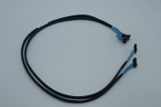 Кабель Lenovo Cable, Internal, PCIE Gen4 cable, 2*RA MCIOX4/RA MCIOx8-2*MCIOX8, 880/880mm (03KM719)