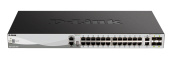 Коммутатор управляемый DELL DGS-3130-30TS/B L3 24x1GbE, 2x10GbE, 4x10GbE SFP+