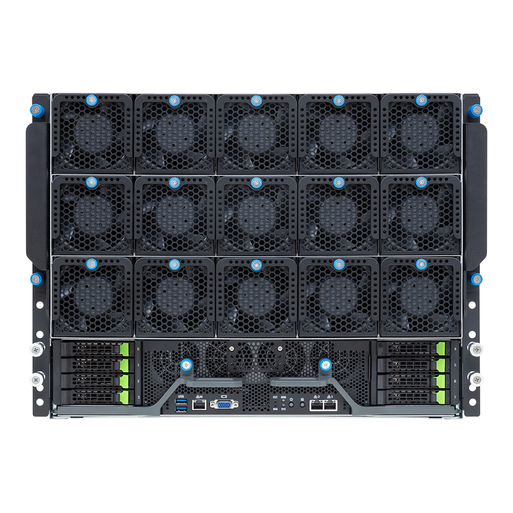 GPU‑сервер GIGABYTE с 8 ускорителями NVIDIA B200 (SXM)