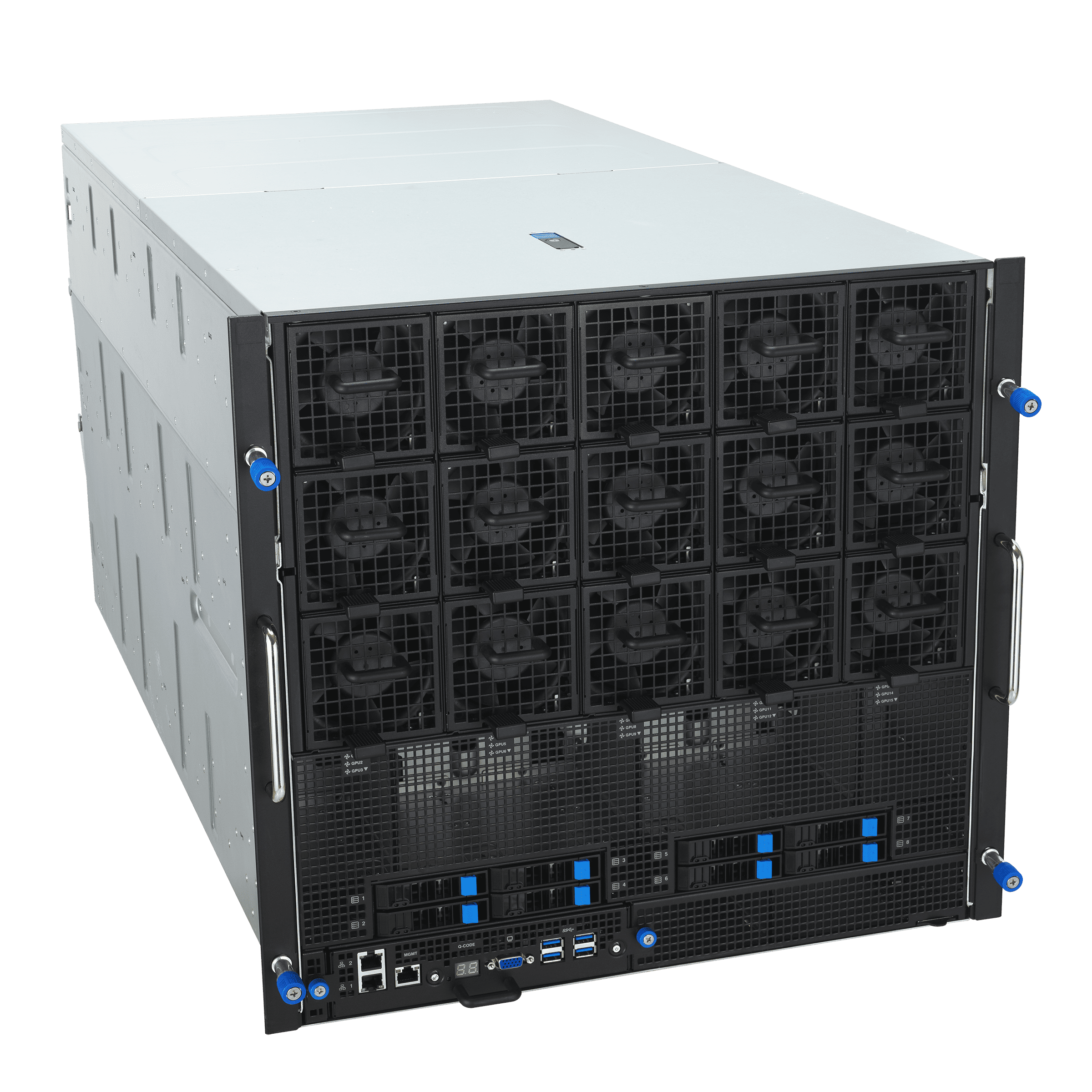 GPU‑сервер ASUS с 8 ускорителями NVIDIA B200 (SXM)