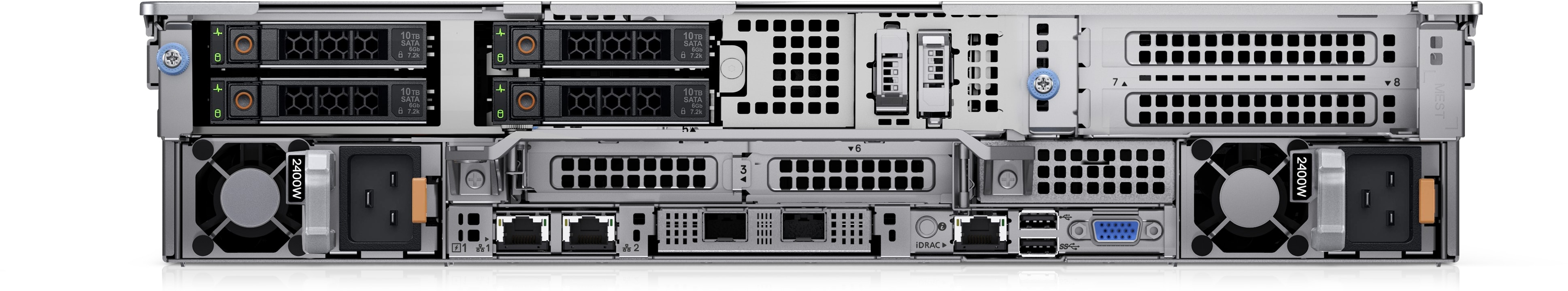 Сервер Dell PowerEdge R750 2U 16x2.5" SAS/SATA / 2x Intel Xeon Gold 6354 18C 3.0GHz / 16x 32GB DDR4 3200MT/s Dual Rank / 5x 7.68TB SSD SAS ISE Read Intensive 12Gbps / 1x PERC H755 RAID (0,1,5,6,10,50,60) 8GB NV Cache / 1x Broadcom 57412 Dual Port 10/25GbE