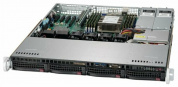 Сервер Supermicro SuperServer 5019P-MTR без процессора/без накопителей/количество отсеков 3.5" hot swap: 4/2 x 400 Вт/LAN 10 Гбит/c