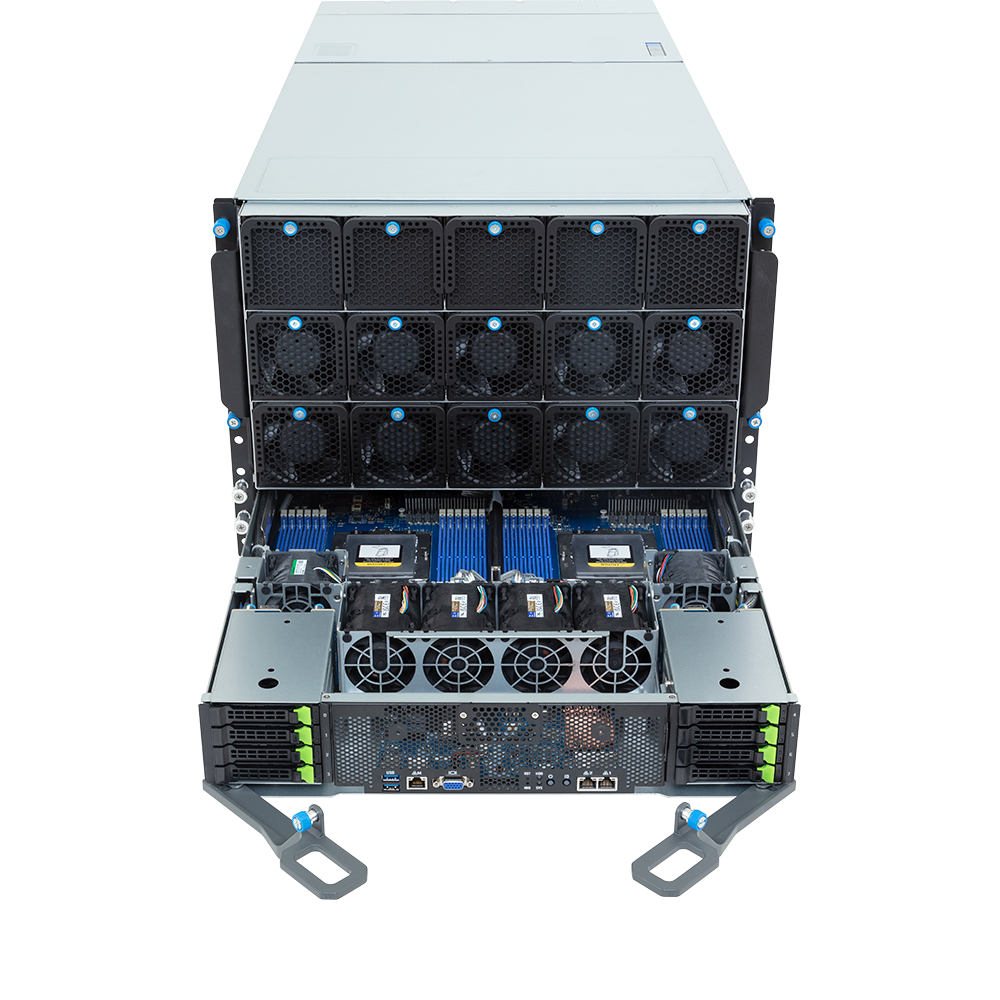 GPU‑сервер GIGABYTE с 4 ускорителями NVIDIA H200 (PCIe)