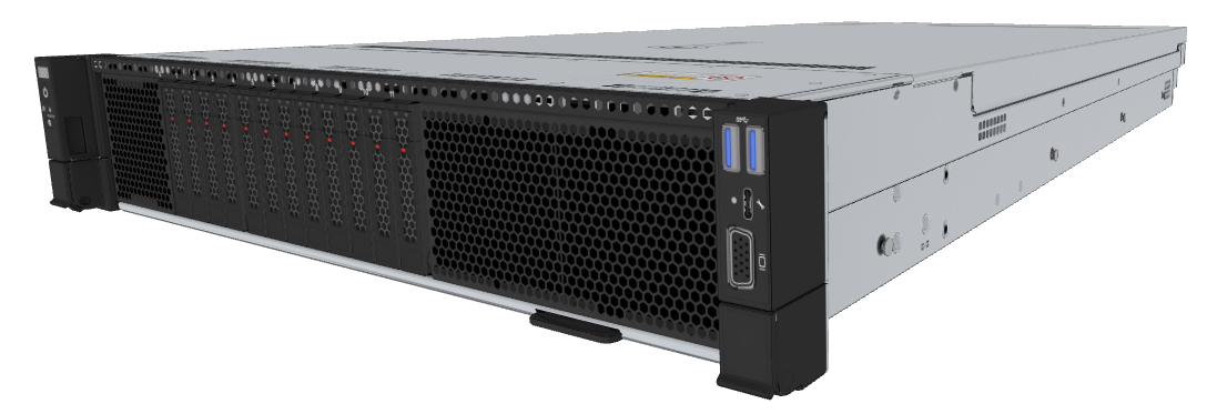 Сервер xFusion FusionServer 2258H V7 8x 2.5" SAS + 4x NVMe, 2x AMD Genoa Bergamo 9754, 16x 128GB DDR5