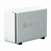 Synology Дисковый массив DS223j Сетевое хранилище 2x2.5" 3.5" SATA, Realtek RTD1296-1.7GHz, 1 GB DDR4, 1x1 Гбит с, 2xUSB