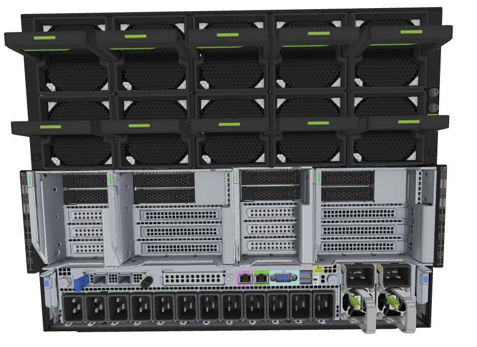 GPU‑сервер xFusion с 8 ускорителями NVIDIA H200 (PCIe)