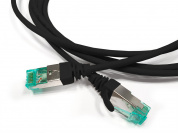 Hyperline PC-LPT-SFTP-RJ45-RJ45-C6a-2M-LSZH-BK Патч-корд S/FTP, экранированный, категория 6a (100% Fluke Component Tested), 30AWG, LSZH, 2 м, черный