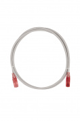 Hyperline PC-LPM-UTP-RJ45-RJ45-C5e-1.5M-LSZH-GY Патч-корд U/UTP, Cat.5e (100% Fluke Component Tested), LSZH, 1.5 м, серый