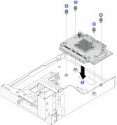 Интерфейсный модуль Lenovo ThinkSystem SR665 V3 Rear OCP interposer (03KH463)