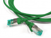 Hyperline PC-LPT-SFTP-RJ45-RJ45-C6a-1.5M-LSZH-GN Патч-корд S/FTP, экранированный, категория 6a (100% Fluke Component Tested), 30AWG, LSZH, 1.5 м, зеленый