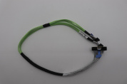 Кабель Lenovo Cable, Internal x16 MCIO 148p ST to 2 x8 MCIO 74p ST 30 AWG L=750, 750 mm (Green) (03NC038)