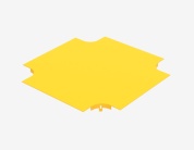 Hyperline FBTR-240-CRS Ответвитель крестообразный пластиковый оптического лотка 240мм (c 16 винтами M5)