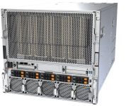 Сервер Supermicro HGX B200 8-GPU, GPU Baseboard HGX B200 8-GPU 180GB HBM3e / 2x GNR-AP 6960P 2P 72C (2.7G/500W, 2.3/400W) / 24x 128GB DDR5 RDIMM 6400 ECC REG / 2x SSD 2.5" NVMe PCIe4 1.9TB TLC D / 8x Nvidia 900-9X766-003N-SQ0 PCIe 1-port IB and Ethernet 4