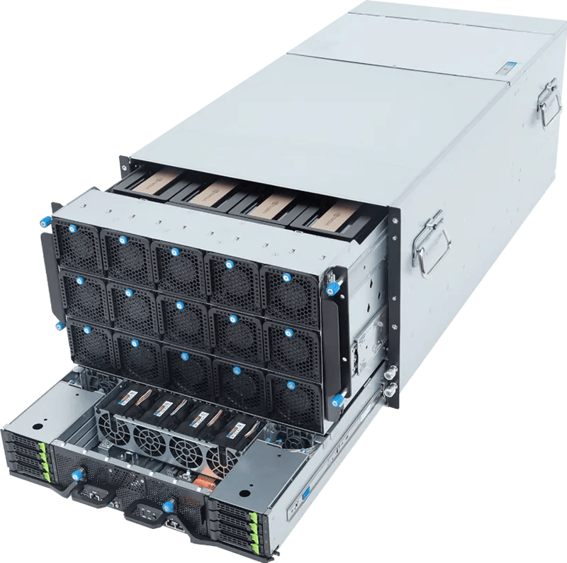 GPU-сервер GIGABYTE с 8 ускорителями NVIDIA B300 SXM