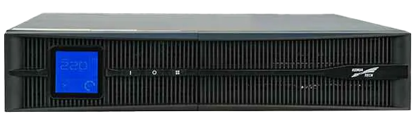 ИБП KEHUA 10kVA/10kW, RT 3U, тачскрин дисплей, без АКБ, клеммное соединение – 1 шт / Карта SNMP – 1 шт / Батарейный кабинет 3U с АКБ свинцово-кислотными емкостью 9,5 А/ч – 16 шт (8 шт) / Комплект для монтажа в стойку 19” – 9 шт