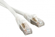 Hyperline PC-LPM-STP-RJ45-RJ45-C5e-1.5M-LSZH-WH Патч-корд F/UTP, экранированный, Cat.5е (100% Fluke Component Tested), LSZH, 1.5 м, белый