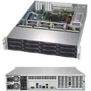 Система хранения данных (СХД) Supermicro SSG-5029P-E1CTR12L Процессор Intel Xeon Silver 4210 10C/20T 2.2/3.2GHz 13.75Mb 85W Память DDR4 32Gb RDIMM 3200MhzECC Reg*2шт SSD Micron 5300PRO 1.92TB SATA 2.5"*8шт Контроллер Supermicro AOC-S3908L-H8IR-16DD-O Кабе
