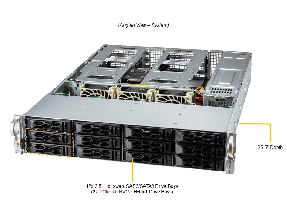 Сервер Supermicro SYS-521C-NR