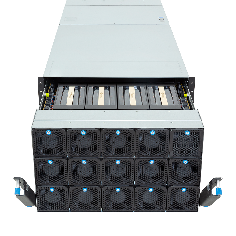 GPU‑сервер GIGABYTE с 8 ускорителями NVIDIA B200 (SXM)