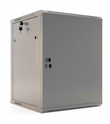 Hyperline TWB-0945-GP-RAL7035 Шкаф настенный 19-дюймовый (19), 9U, 500x600х450мм, стеклянная дверь с перфорацией по бокам, ручка с замком, цвет серый (RAL 7035) (разобранный)