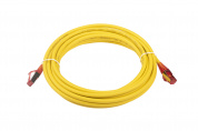 Hyperline PC-LPM-STP-RJ45-RJ45-C5e-5M-LSZH-YL Патч-корд F/UTP, экранированный, Cat.5е (100% Fluke Component Tested), LSZH, 5 м, желтый