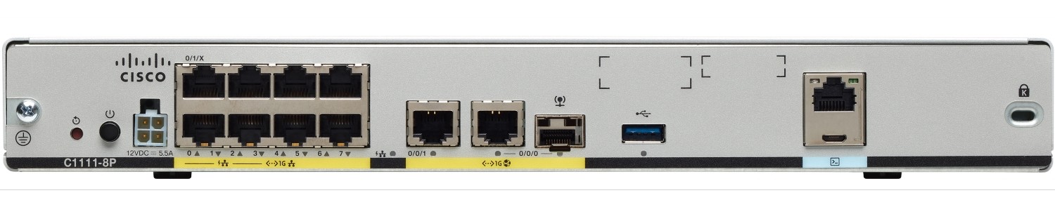Маршрутизатор Cisco ISR 1100 C1111-8P