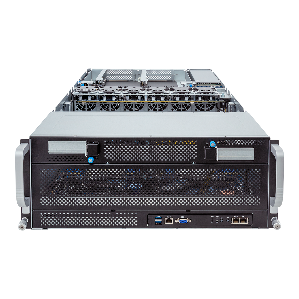 GPU‑сервер GIGABYTE с 8 ускорителями NVIDIA H100 (PCIe)