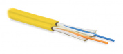 Hyperline FO-D3-IN-9S-2-LSZH-YL Кабель волоконно-оптический 9/125 (SMF-28 Ultra) одномодовый, 2 волокна, duplex, zip-cord, плотное буферное покрытие (tight buffer) 3.0 мм, для внутренней прокладки, LSZH, нг(А)-HF, –40°C – +70°C, желтый