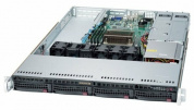 Сервер Supermicro 5019C-WR без процессора/без ОЗУ/без накопителей/количество отсеков 3.5" hot swap: 4/2 x 500 Вт/LAN 1 Гбит/c