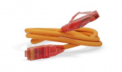 Hyperline PC-LPM-UTP-RJ45-RJ45-C5e-1.5M-LSZH-OR Патч-корд U/UTP, Cat.5е (100% Fluke Component Tested), LSZH, 1.5 м, оранжевый