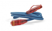 Hyperline PC-LPM-UTP-RJ45-RJ45-C5e-0.3M-LSZH-BL Патч-корд U/UTP, Cat.5е (100% Fluke Component Tested), LSZH, 0.3 м, синий