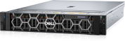 Сервер Dell PowerEdge R7625 / up to 24 NVMe Switched HWRAID Drives, Dual Controller, Front PERC 12 / 2x AMD EPYC 9274F 4.05GHz, 24C/48T, 256M Cache / 8x 64GB RDIMM, 5600MT/s, Dual Rank / 2x Front H965i Rear Load / 6x 1.6TB Data Center NVMe Mixed Use AG Dr