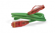 Hyperline PC-LPM-UTP-RJ45-RJ45-C5e-1M-LSZH-GN Патч-корд U/UTP, Cat.5е (100% Fluke Component Tested), LSZH, 1 м, зеленый