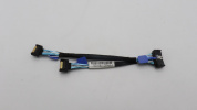 Кабель Lenovo Cable, internal, 130/165mm, SE360 V2, MB to HDD BP1 +BP2, Gen4, MCIO 74-38+38 (03LF076)