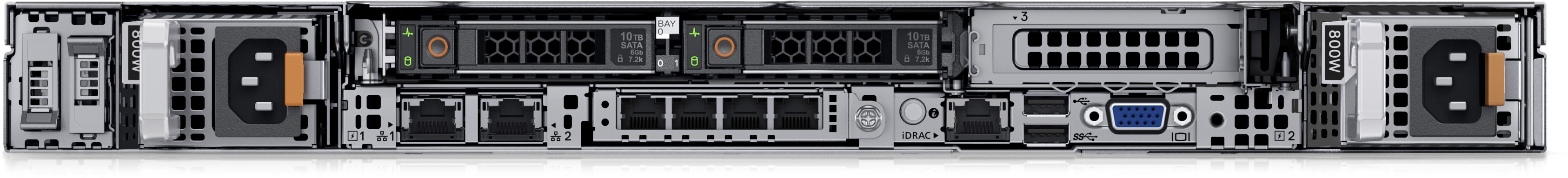 Dell PowerEdge R650xs 8B ST1 no (CPU, Mem, HDD, PSU, OCP) H755,Ent,TPM 2.0,Bezel,Rails
