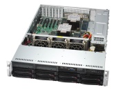 Сервер Supermicro SYS-621P-TRT / 2x Gold 6526Y / 4x Samsung DDR5 64GB RDIMM 4800 Mbps / 2x PM9A3, 3.84TB, M.2 22110, PCIe 4.0 x4, NVMe / 6x HDD Seagate SAS 10Tb Exos 7E10 12Gb/s 7200 rpm / Broadcom 9560-8I SGL PCIe 4.0 x8 LP + CacheVault Power Module / 2x