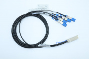 Кабель Lenovo 2m 100G to 4x25G Breakout SFP28 Breakout DAC Cable (03KM237)