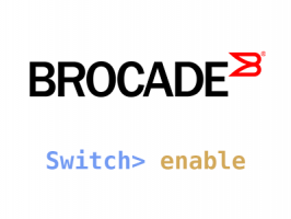 Активация портов на коммутаторе Brocade