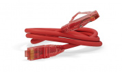 Hyperline PC-LPM-UTP-RJ45-RJ45-C5e-1M-LSZH-RD Патч-корд U/UTP, Cat.5е (100% Fluke Component Tested), LSZH, 1 м, красный