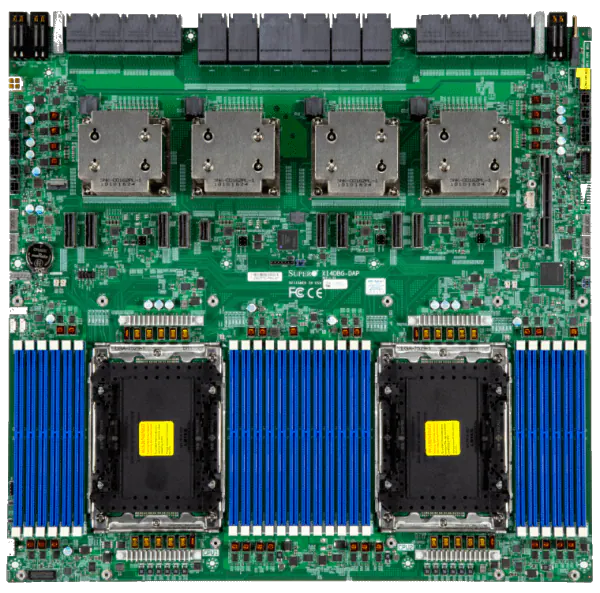 GPU‑сервер Supermicro с 8 ускорителями NVIDIA B200 (SXM)