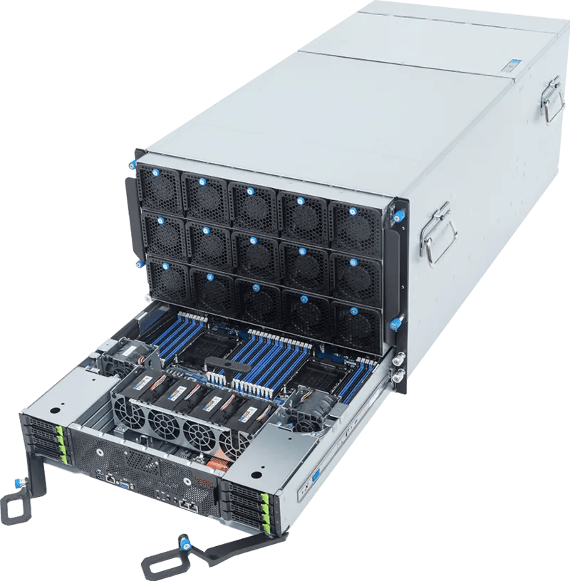 GPU-сервер GIGABYTE с 8 ускорителями NVIDIA B300 SXM