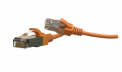 Hyperline PC-LPT-SFTP-RJ45-RJ45-C6-3M-LSZH-OR Патч-корд S/FTP, экранированный, категория 6 (100% Fluke Component Tested), 28AWG, LSZH, 3 м, оранжевый