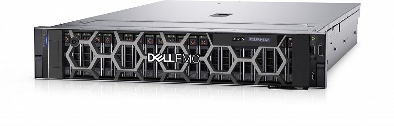 Dell PowerEdge R450 4B (up to 4x3.5",Riser Config 0,1xOCP 3.0(x16)+1x16LP) Silver 4314 (2.4G,16C,24M,135W), 16GB RDIMM 3200MT/s, PERC H755, 600GB HD SAS ISE 12Gbps 10k, iDRAC9 Ent 15G, RPS (1+1) 800W, No OCP, TPM 2.0 V3, Bezel, Rails