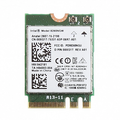 Сетевой адаптер Dell AC8260WLANWiFiBT