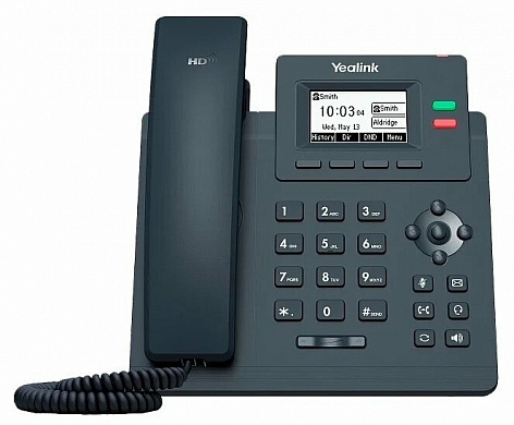 VoIP-телефон Yealink SIP-T31P (без блока питания) черный