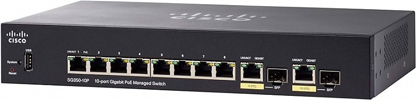 Коммутатор Cisco SG350-10